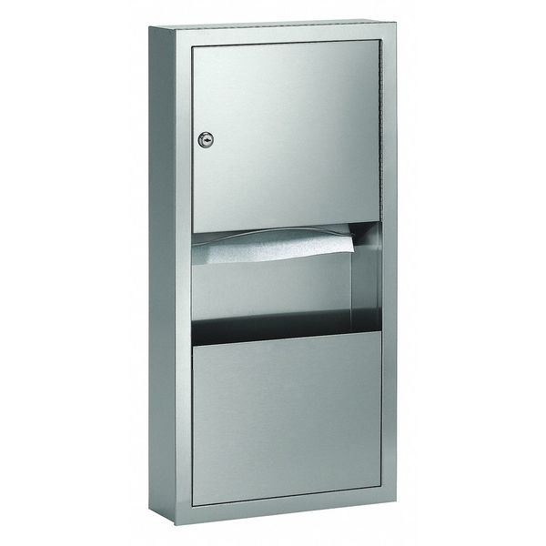 Towel/Waste, 2 Gal, Recessed