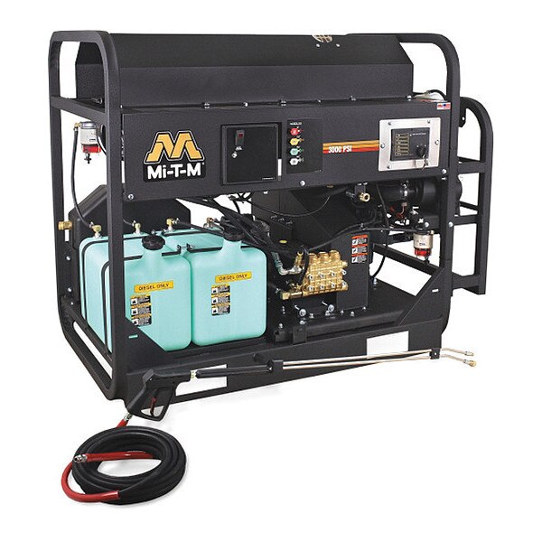 Medium Duty 3000 psi Hot Water Gas Pressure Washer