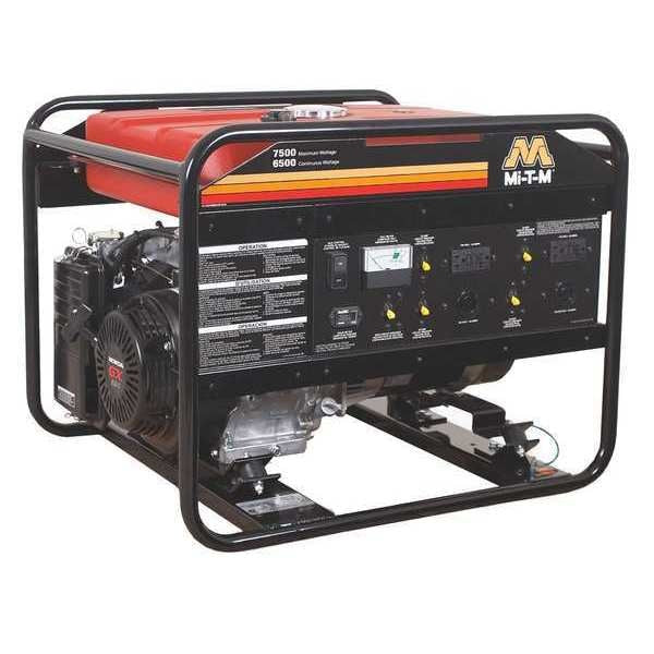 6500 Watt Portable Generator, 7.3 gal., Gasoline