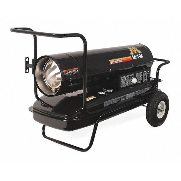 Kerosene Forced Air, Portable Heaters, 215,000 BtuH, 670 cfm, 22