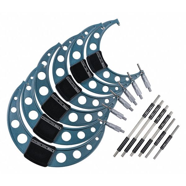 6 Pcs Outside Micrometer Set