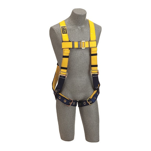 Full Body Harness, Vest Style, Universal, Repel(TM) Polyester, Yellow