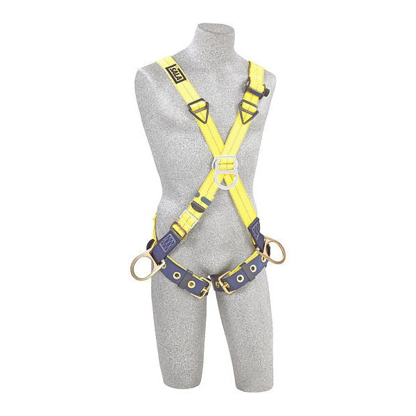 Full Body Harness, Crossover Style, S, Repel(TM) Polyester