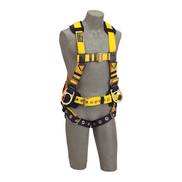 Full Body Harness, Vest Style, 3XL, Polyester