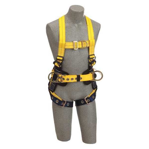 Full Body Harness, Vest Style, 3XL, Repel(TM) Polyester