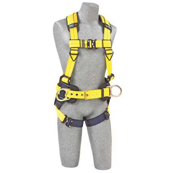 Full Body Harness, Vest Style, M, Repel(TM) Polyester, Yellow