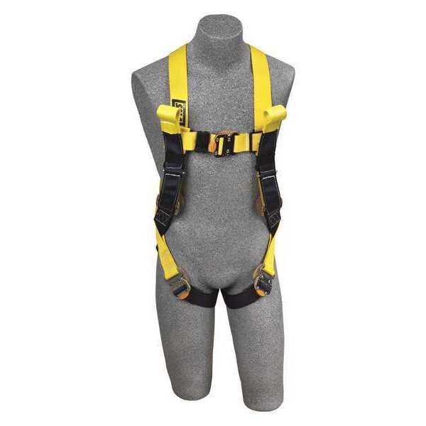 Arc Flash Rescue Full Body Harness, Vest Style, S, Nylon, Yellow