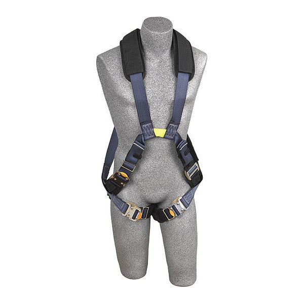 Arc Flash Rescue Full Body Harness, Crossover Style, XL, Nylon