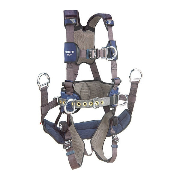 Full Body Harness, Vest Style, XS, Repel(TM) Polyester