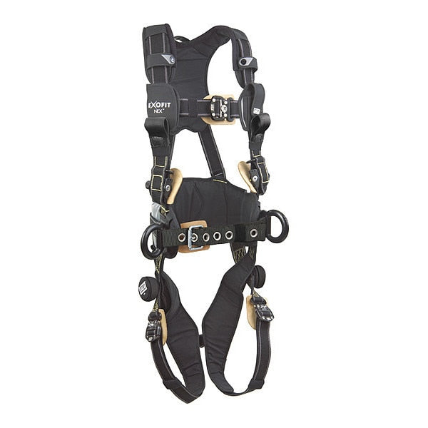 Arc Flash Rescue Full Body Harness, Vest Style, XL, Nomex(R)/Kevlar(R)