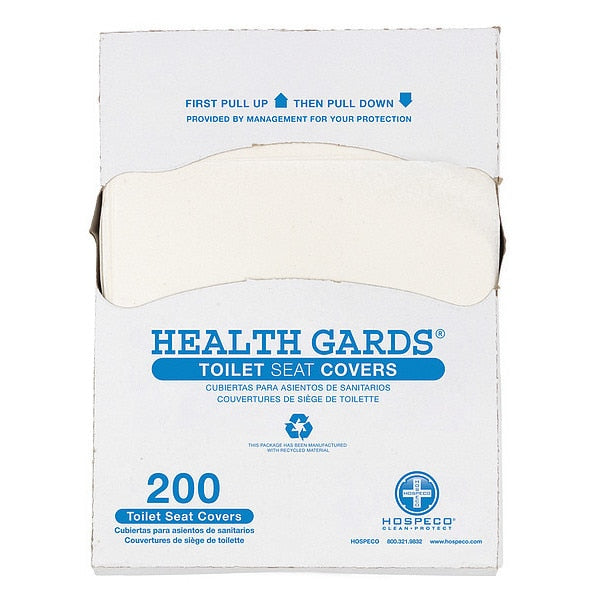 Toilet Seat Cover, 200 Sheets, PK25