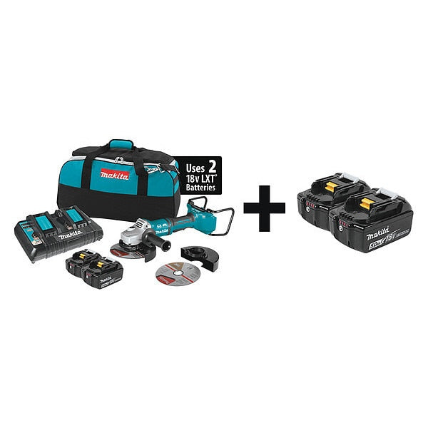Angle Grinder Kit, 36V DC, 7 in Wheel Dia.