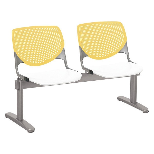 YellowSeat Beam Seating, 22âL31âH, PolypropyleneSeat, Kool BeamSeries