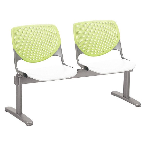 WhiteSeat Beam Seating, 22âL31âH, PolypropyleneSeat, Kool BeamSeries