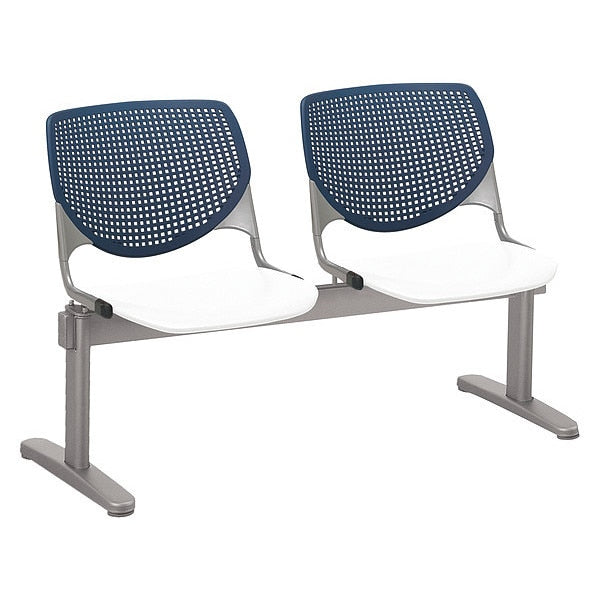 WhiteSeat Beam Seating, 22âL31âH, PolypropyleneSeat, Kool BeamSeries
