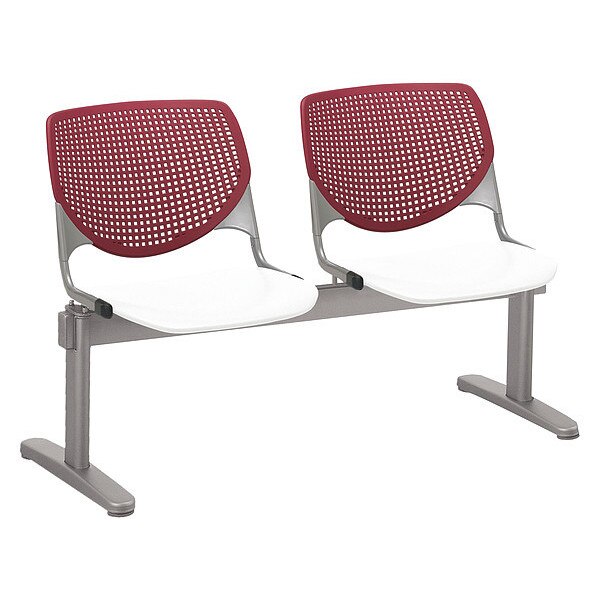 WhiteSeat Beam Seating, 22âL31âH, PolypropyleneSeat, Kool BeamSeries