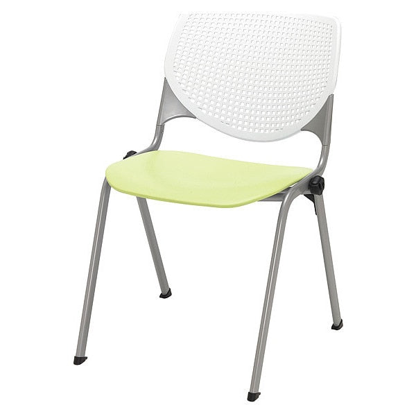 Poly Stack Chair, Lime Gn Seat