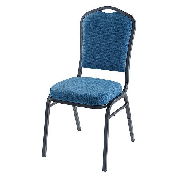 Stack Chair, Fabric, Natural Blue