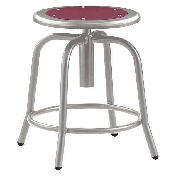 Adj. Stool, Wine Seat, Gry Frame, 18