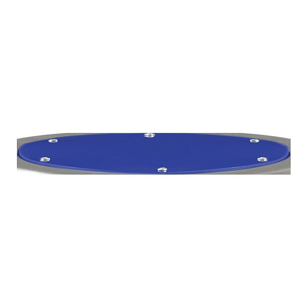 Adjustable Stool, Blue Seat, 18
