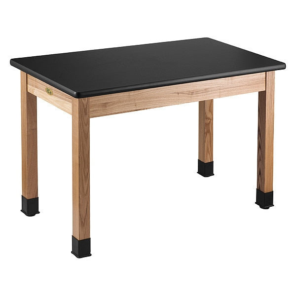 Rectangle Sci Lab Table, HSLT, Oak Legs, 24