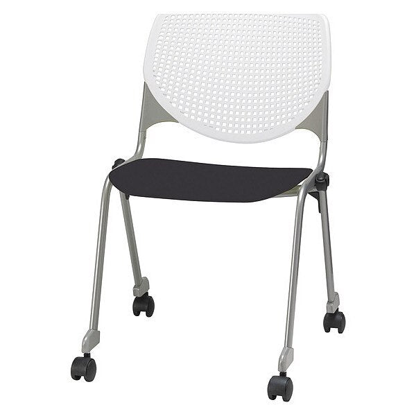 Poly Stack Chair, Black Seat