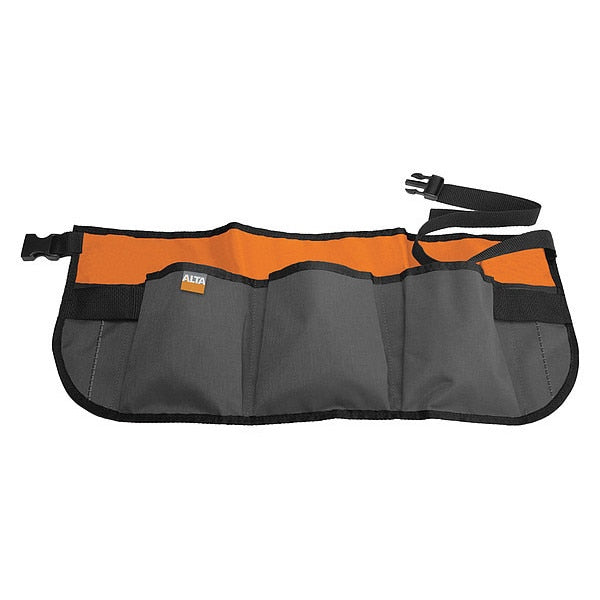 Gray and Orange Nylon 7 Pockets