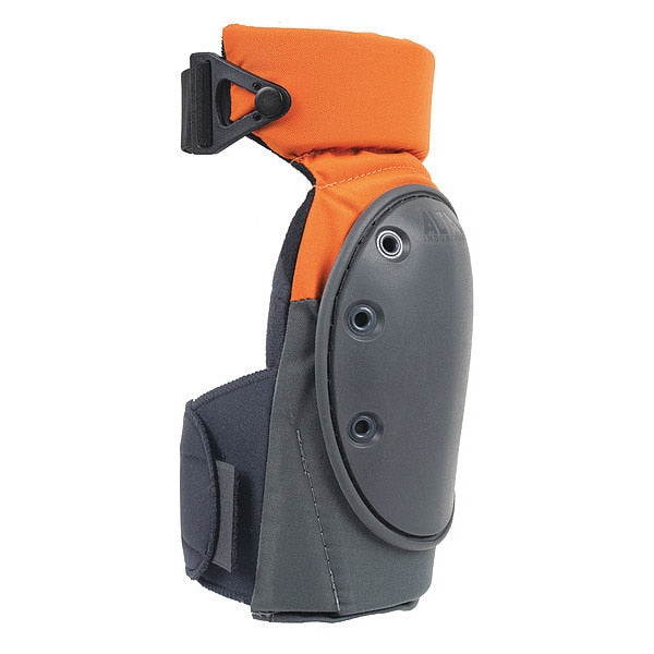 Knee Pads, Flex Cap, Gel, Gray/Orange, PR