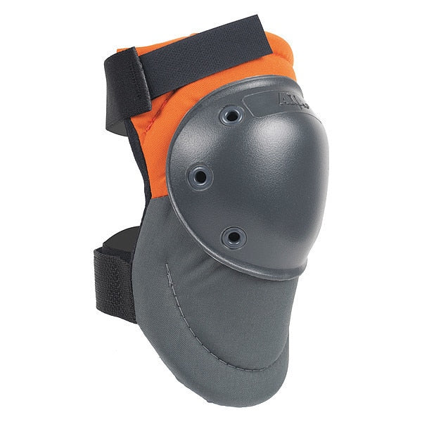 Knee Pads, Hard Cap, Gray/Orange, PR