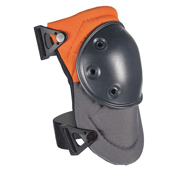 Knee Pads, Hard Cap, Gray/Orange, PR