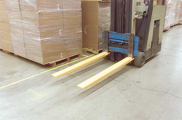 Fork Extensions, Yellow, 6 x 96 In, Pk2
