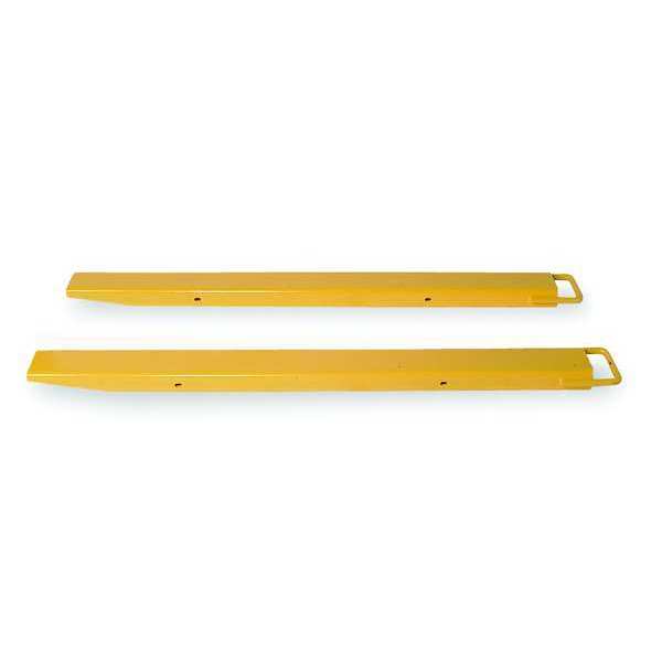 Fork Extensions, Yellow, 6 x 96 In, Pk2