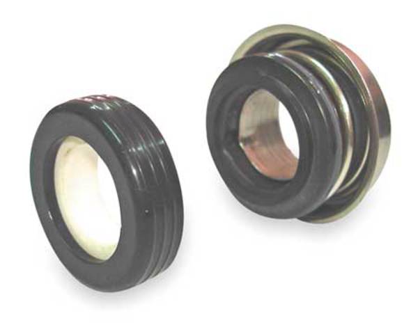 Shaft Seal, 5/8 In, Buna, Carbon, Ceramic