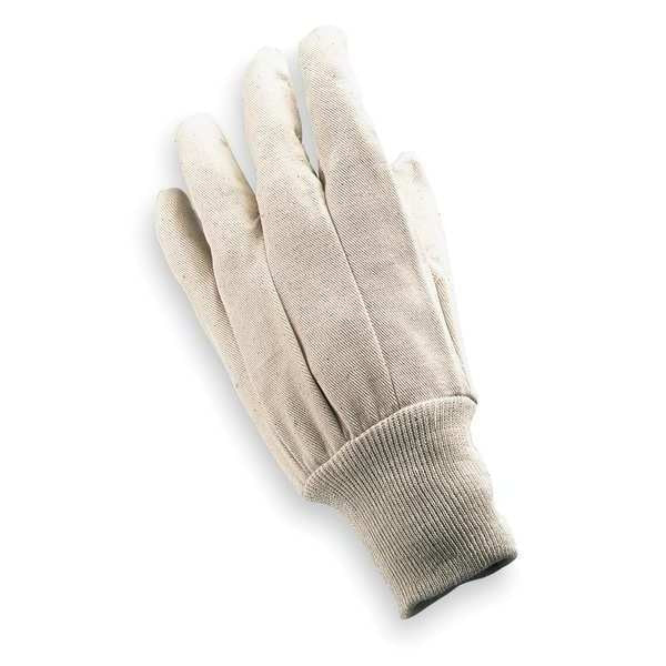 Canvas Gloves, Cotton/Polyester, L, PR