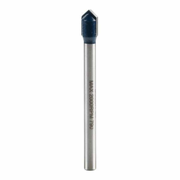 Glass and Tile Bit, 1/4 In, 2 1/4 In L