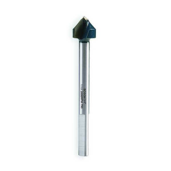 Glass and Tile Bit, 3/4 In, 4 In L