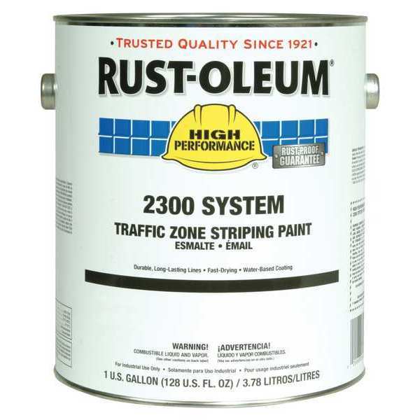 Traffic Zone Striping Paint, 1 gal., Red, Water-Based