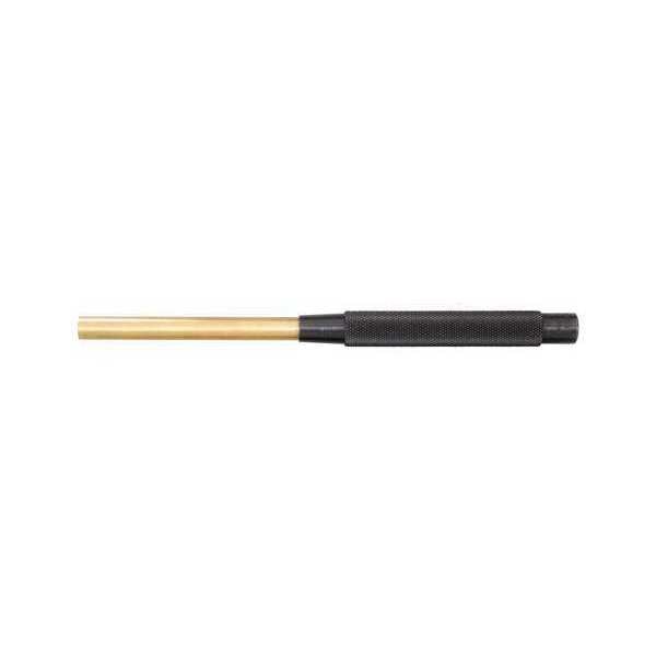 Brass Drive Pin Punch, 3/8 In Tip, 8 In L