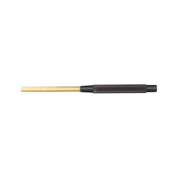 Brass Drive Pin Punch, 5/16 In Tip, 8 In L