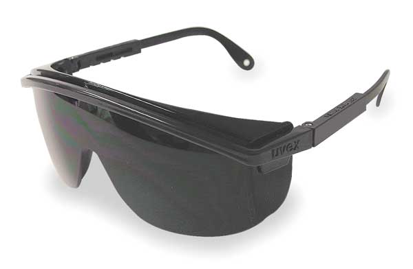 Safety Glasses, Wraparound Shade 5.0 Polycarbonate Lens, Scratch-Resistant
