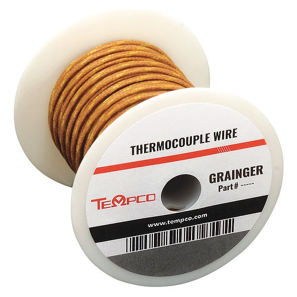 Thermocouple Lead Wire, J, 24AWG, Sol, 100Ft