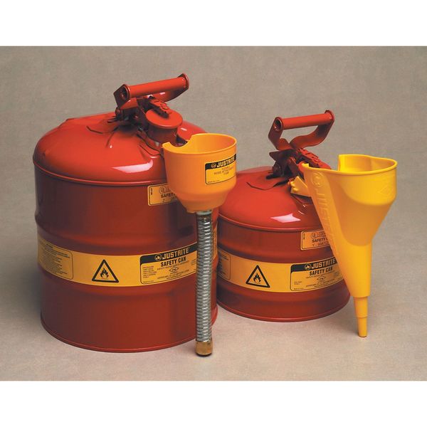 Yellow Polyethylene/Steel Funnel