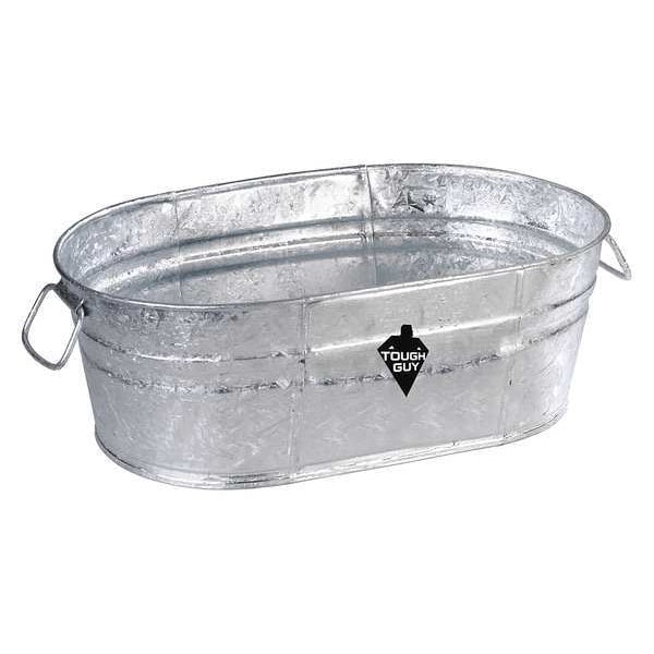 Utility Tub, 2 gal., Silver