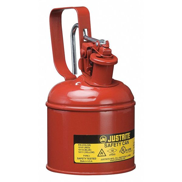 1/4 gal. Red Steel Type I Safety Can for Flammables