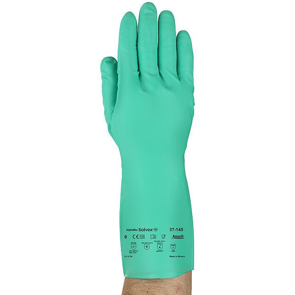 Chemical Resistant Glove, 11 mil, Sz 7, PR