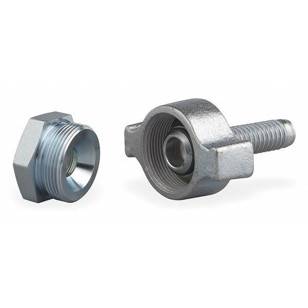 Ground Joint Coupling Spud, 1 In, 450 F