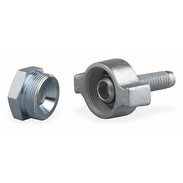 Ground Joint Coupling Spud, 1/2 In, 450 F