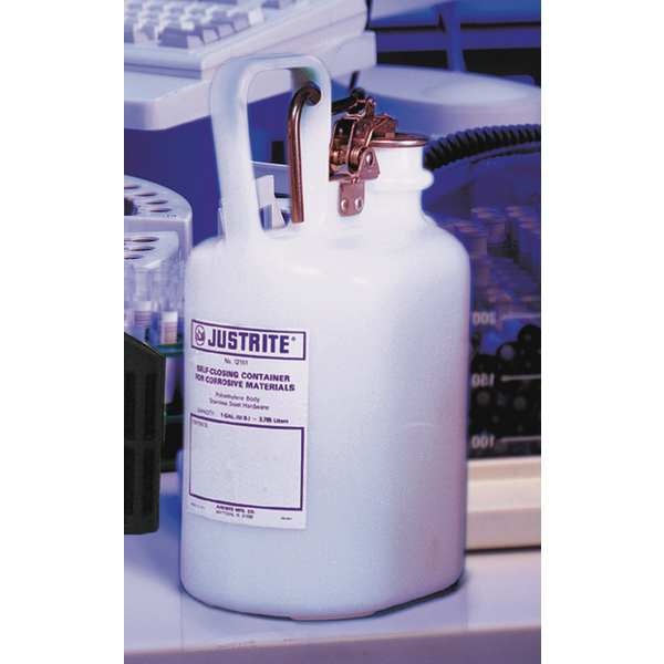 Disposal Can, 2 Gal., White, Polyethylene