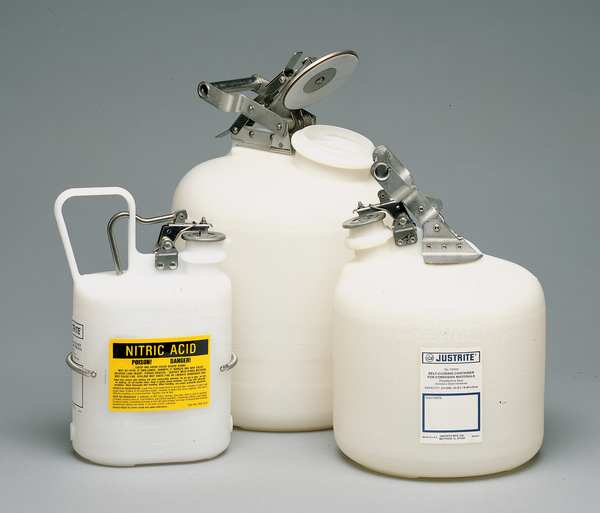 Disposal Can, 2 Gal., White, Polyethylene