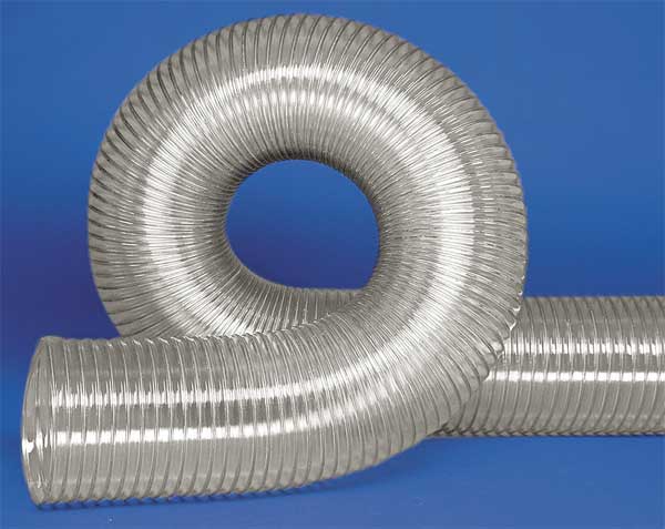 Ducting Hose, 12 In. ID, 25 ft. L, Urethane